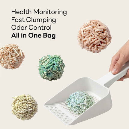 Plant-Based Clumping Cat Litter – Color-Changing pH Indicator