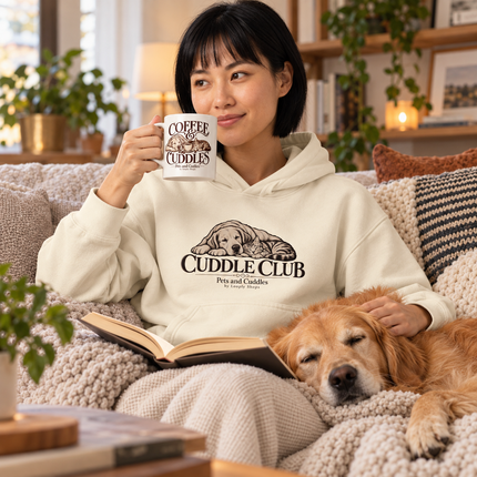 Coffee & Cuddles Gift Set – Cuddle Club Hoodie + Mug