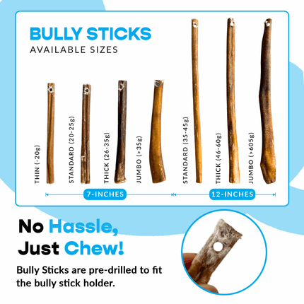 12" Standard Bully Sticks - Refill Pack