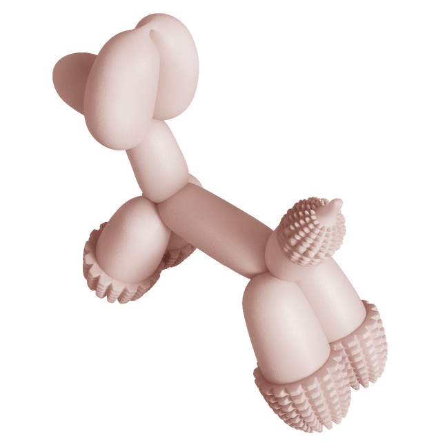 Balloon Dog Toy Pink