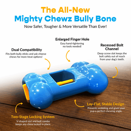 4 Pack Large Yak Cheese - Bully Bone Pro Included