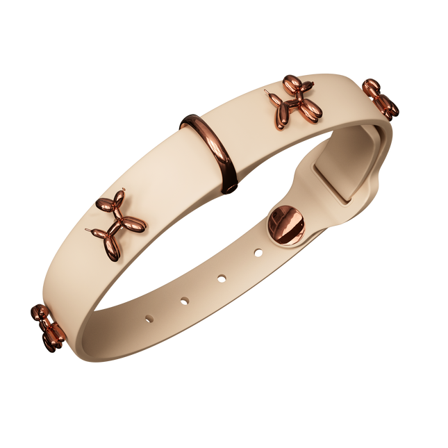 Ballon Beige Dog Collar | Premium Collar | SANDDOG-0